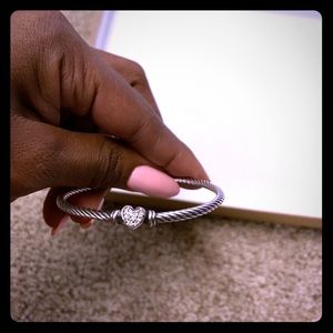 David Yurman heart bangle